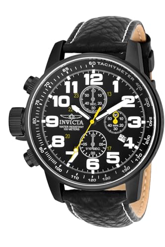 [インビクタ] 腕時計 フォースクロノグラフ 3332 メンズ ブラック [並行輸入品]